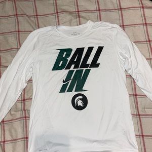Men’s Nike Drifit MSU T Shirt L